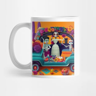 Day of the Dead Memorial to a Bride Mug